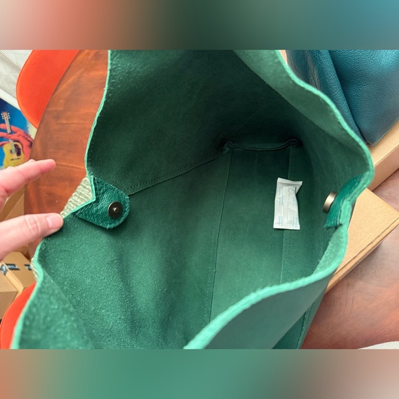 Bacalar Green Oversized Naomi Bag Portland Leather Goods - Picture 4 of 4